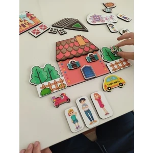 35 Parça Ahşap Hayal Dünyam Puzzle