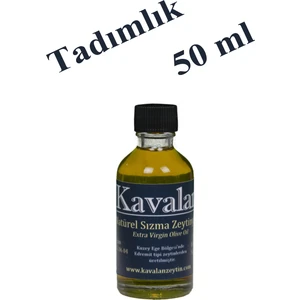 İyi Tarım Uyg. Yeni Sezon 2024-25 / 50 ml Tadımlık Kuzey Ege Erken Hasat Soğuk Sıkım Natürel Sızma Zeytinyağı
