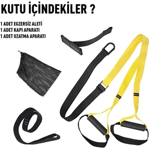 Suspension Trainer Cross Training Egzersiz Seti Sarı