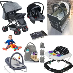 Lets Go Baby Bebek Çeyiz Seti 8 Parça Çift Yön Bebek Arabası Beşik Ana Kucağı Yürüteç Puset Buldak Oyuncak Armağan