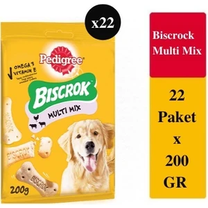 Köpek Ödül Maması Biscrok 200GR x 22 Adet