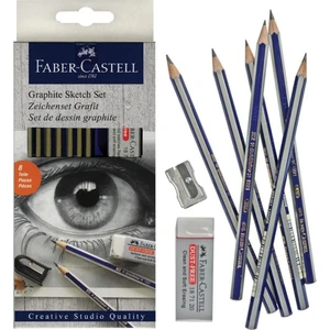 Faber Castell Goldfaber Dereceli Kalem Seti Kalemtraş + Silgi
