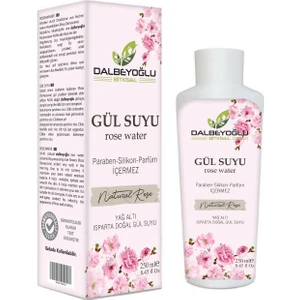 Dalbeyoğlu Bitkisel Isparta Doğal Katkısız  Gül Suyu 250 ml