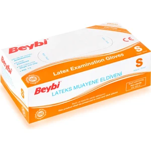Pudralı Lateks Eldiven (S BEDEN)100'LÜ Paket