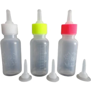 Yavru Kedi Köpek Için Biberon Seti 60 ml 3 Adet +3 Yedek Ağızlık