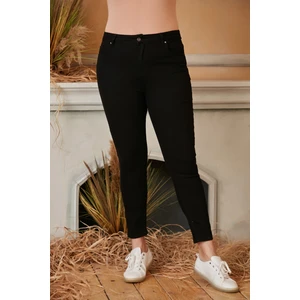 Büyük Beden Siyah Pantolon