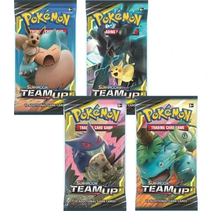 Team Up Sun-Moon Oyun Kartı (4 Paket)