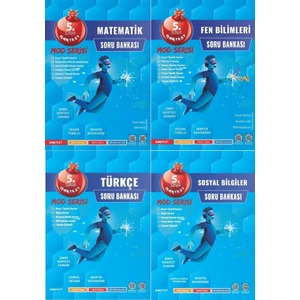Nartest Yayınevi 5. Sınıf Mod Serisi 4'lü Soru Bankası Seti