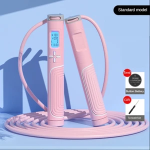 Hainan Shenda Dolaşmayan Dijital Sayaçlı Atlama Ipi - Pembe (Yurt Dışından)