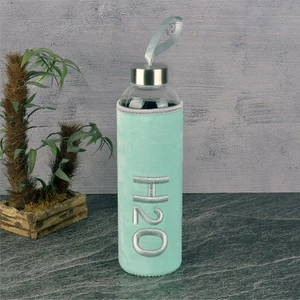 Peluş Kılıflı Cam Matara 600 ml