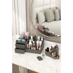 Dovi Home Makyaj Düzenleyici ve Kozmetik Saklama Kutusu Organizer 2'li Set