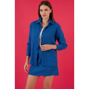 Pamuklu Oversize Tüvit Gömlek Bayan Gömlek 42190503