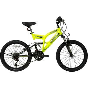 Jumper Erkek Çocuk Bisikleti 36CM V 20 Jant 18 Vites Sarı Siyah Beyaz