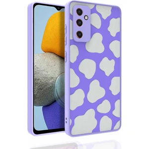 Case 4U Samsung Galaxy M23 Uyumlu Kılıf Desenli Kamera Korumalı Parlak Nora Kapak NO6 Renkli