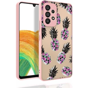 Case 4U Samsung Galaxy A32 4g Uyumlu Kılıf Desenli Kamera Korumalı Parlak Nora Kapak NO1 Renkli