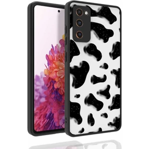 Case 4U Samsung Galaxy S20 Fe Uyumlu Kılıf Desenli Kamera Korumalı Parlak Nora Kapak NO2 Renkli