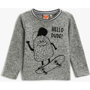 Uzun Kollu Tişört Baskılı