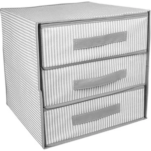 Thusky Mento 3 Bölmeli Çekmeceli Organizer 32 x 32 x 32 cm Düzenleyici