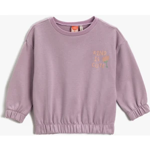 Baskılı Sweatshirt Pamuklu
