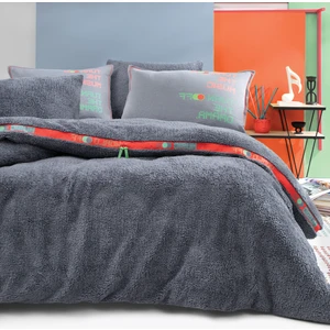 Bedding Coverme Music Çift Kişilik Battaniye Nevresim Takımı - Indigo