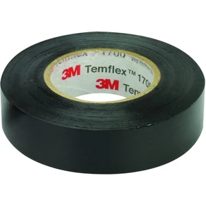 3m Izolebant Temflex Siyah Pvc Bant 19MM x 9m x 0,1M