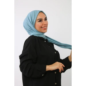 Penye Şal Pastel Mavi