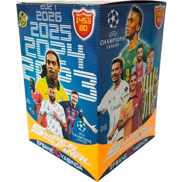 Süper Final Futbolcu Kartları Süper Final 50 Adet Kart 2023 Futbol Oyun Kartları Yeni