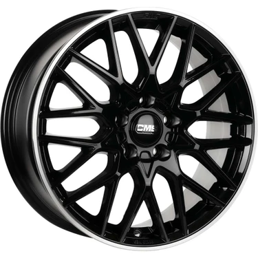 Cms 1062-01 7.0X17"-5X112 ET40 66.5 Diamond Rim Black Gloss Jant (4