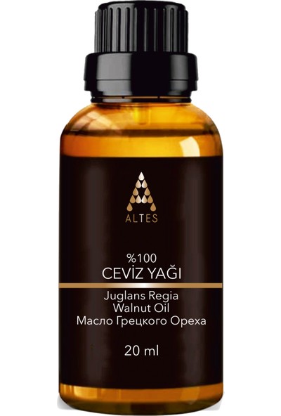Altes %100 Saf Ceviz Yağı / Walnut Oil / Soğuk Sıkım 20ML