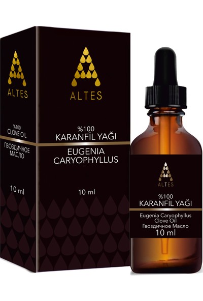 Altes %100 Saf Karanfil Uçucu Yağı / Clove Oil / Eugenia Caryophyllus 10ML