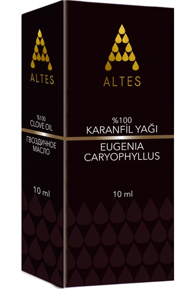 Altes %100 Saf Karanfil Uçucu Yağı / Clove Oil / Eugenia Caryophyllus 10ML