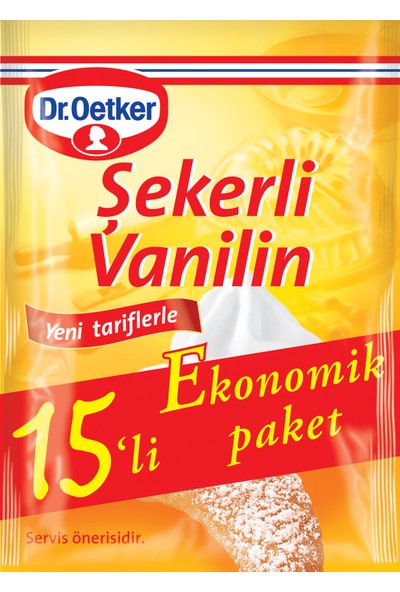 Dr.Oetker Şekerli Vanilin 15'li 75 gr