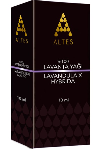 Altes Lavanta Uçucu Yağı Lavender Oil Lavandula x Hybrida 10 ml
