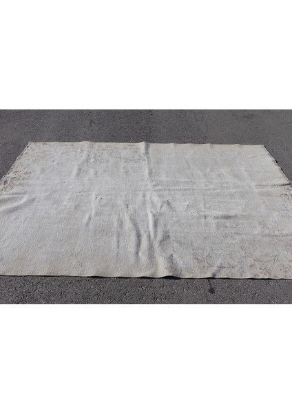 Türk Halısı, Eskitme Halı, Halı, 161 x 256 cm Bej Halı, Salon Halı, Organik Büyük Halı, 4649