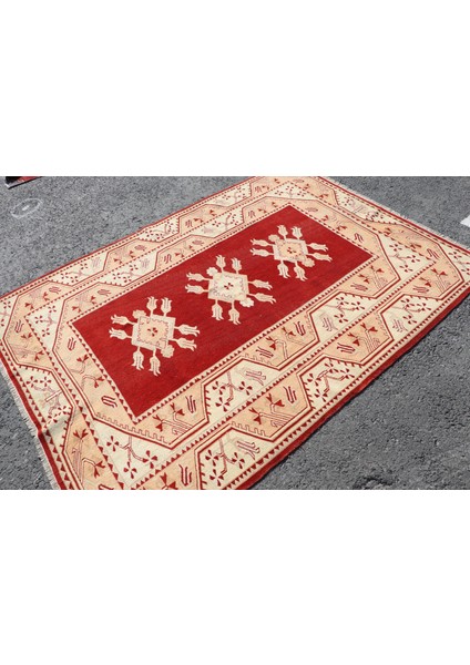 Eskitme Halı, Türk Halısı, Halı, 150 x 203 cm Kırmızı Halı, Yün Banyo Halı, Ofice Alan Halı, 4709 fırsatları