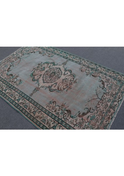 Türk Halısı, Eskitme Halı, Halı, 149 x 229 cm Yeşil Halı, Dekoratif Banyo Halı, Yün Alan Halı, 8653 fırsatları