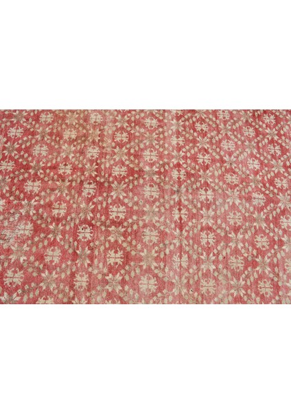 Türk Halısı, Eskitme Halı, Halı, 147 x 301 cm Kırmızı Halı, Dekoratif Salon Halı, 5212