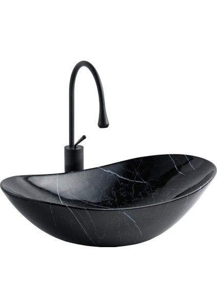 E-2113M5 Tezgah Üstü Porselen Lavabo E-2113M5