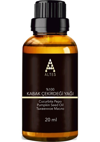 %100 Saf Kabak Çekirdek Yağı / Pumpkin Seed Oil / Soğuk Sıkım 20ML