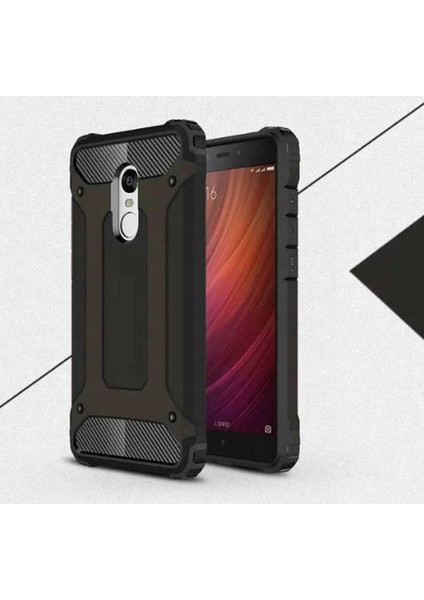 Xiaomi Redmi Note 4x Kılıf Çift Katmanlı Tank Silikon Kapak