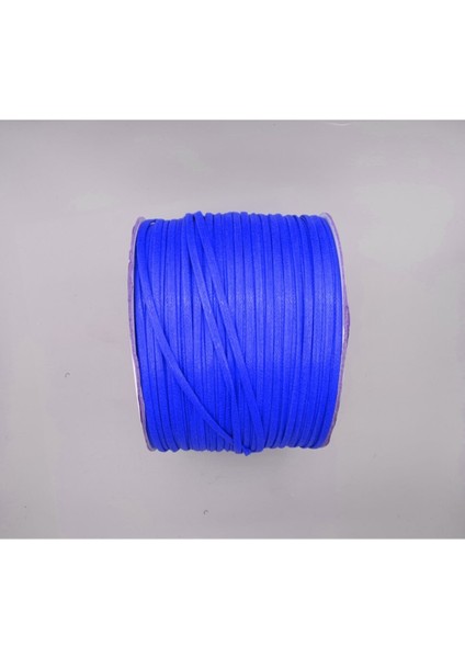 Yassı Mumlu Kordon Lacivert 4mm 300MTR