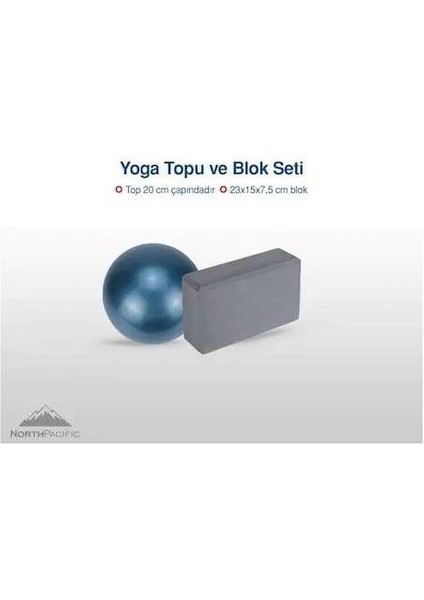 Yoga Pilates Topu ve Bloğu