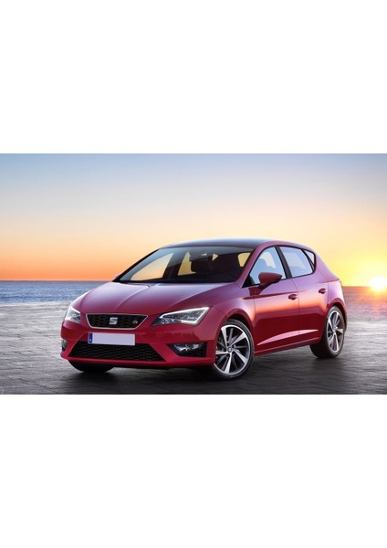 Seat Leon 3 Mk3 2013-2020 Sol Arka Yolcu Kapısı Cam Düğmesi Kırmızı Işık Krom Uçlu 5G0959855S