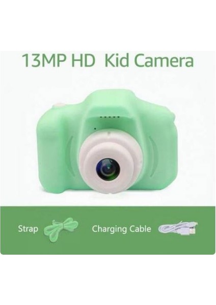 Mini 1080P Çocuklar Için Dijital Fotoğraf Makinesi 4gb Sd Kartlı Hdoyunyüklü