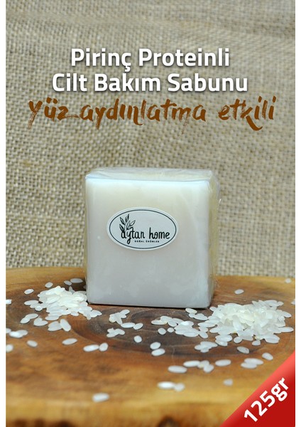 Pirinç Proteinli Cilt Bakım Sabunu (Yüz Aydınlatma Etkili) 125 Gr.