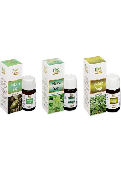 Melisa Jojoba Kekik-Aromatik Masaj-Cilt Bakım Yağ Seti