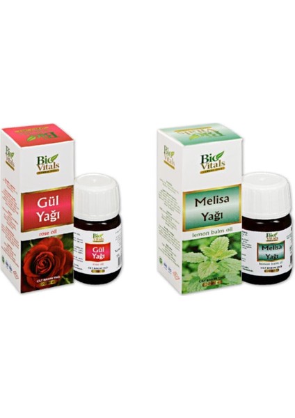 Cilt Bakım Yağı Gül & Melisa 2li Özel