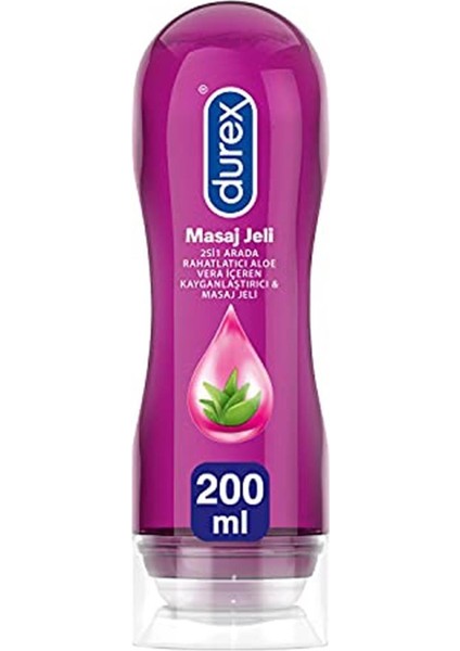 Play & Masaj Jeli Aloe Vera, 200 Ml 1 Paket (1 X 1 Adet)