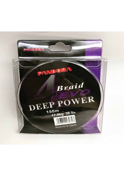 Deep Power 4 Braid Evo 150 mt Ip Misina