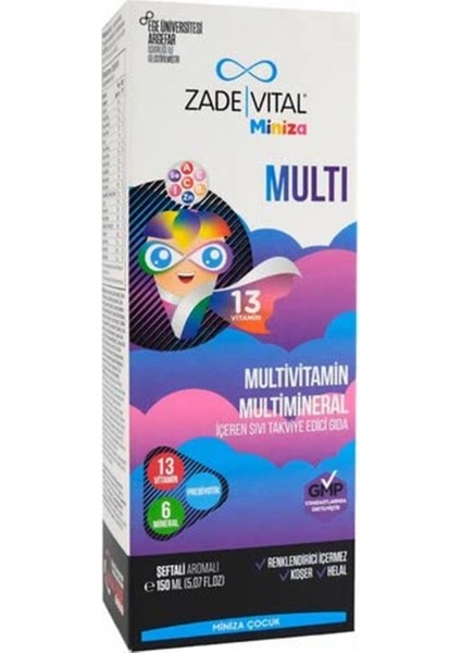 Miniza Multivitamin & Multimineral 150 Ml